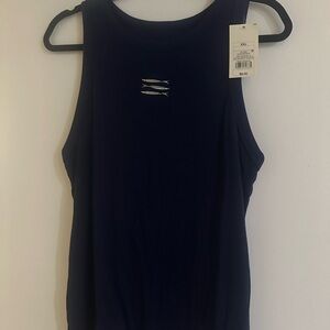a new day Navy Tank Top